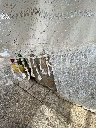 A estrenar Chaqueta calada blanca manga 3/4