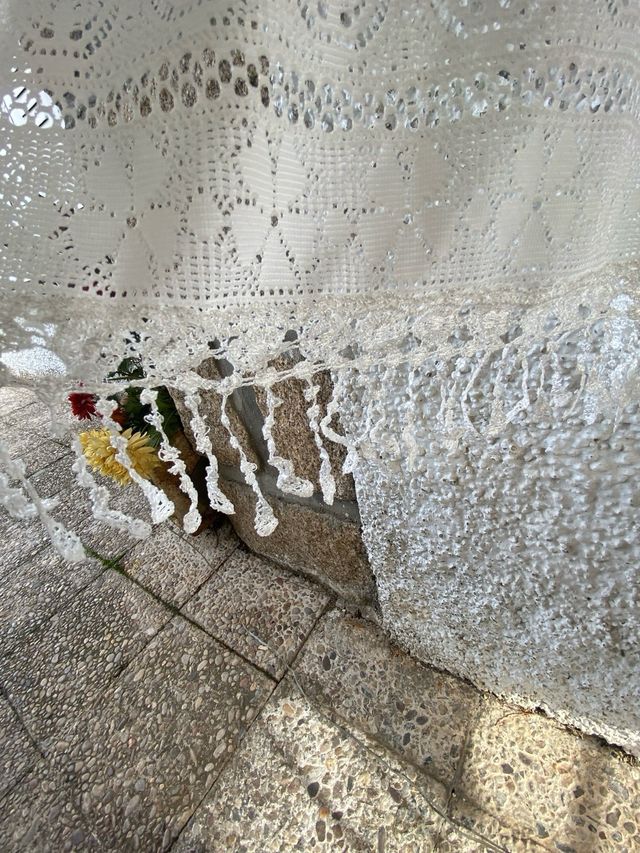 A estrenar Chaqueta calada blanca manga 3/4