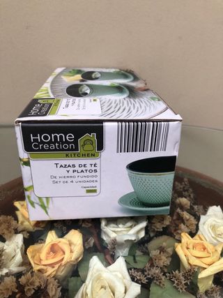 Set 2 Tazas Té con Platillos