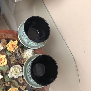 Set 2 Tazas Té con Platillos