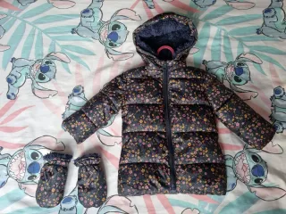 Abrigo y manoplas Zeeman 6-12 meses