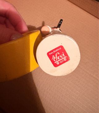 Statuetta in legno vintage Levi