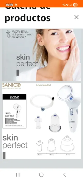 Celulitis Bomba de succión SANICO