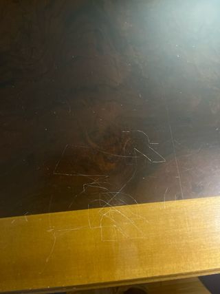 Conjunto 4 Sillas, 2 Sillones y Mesa madera maciza