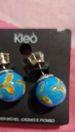 Orecchini donna Kleò blu multicolor