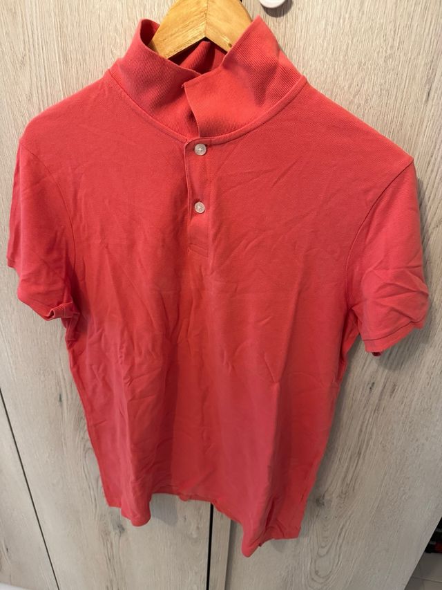 Polo Extenso Talla L Rojo
