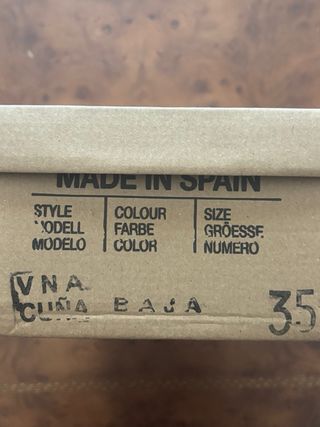 Zapatos de esparto fallera talla 35