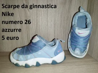 Scarpe ginnastica Nike, azzurre, n. 26