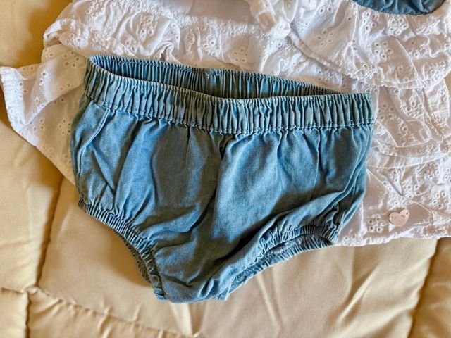 Completo Prénatal neonata con mutandina e scarpe