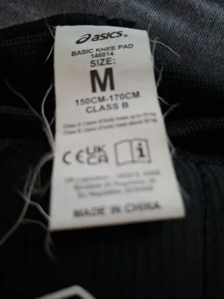 Rodilleras Asics Negras Talla M