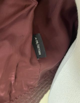 Cazadora cuero granate unisex