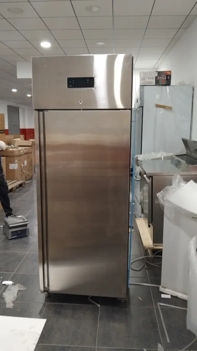 Congelador Vertical Acero Inoxidable