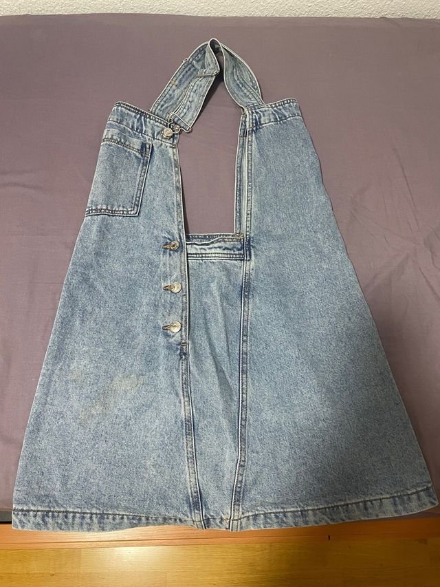 Peto Falda Vaquera Azul