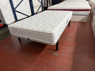 SOMIER Y COLCHON FLEX HOTELERO VISCO 120x200