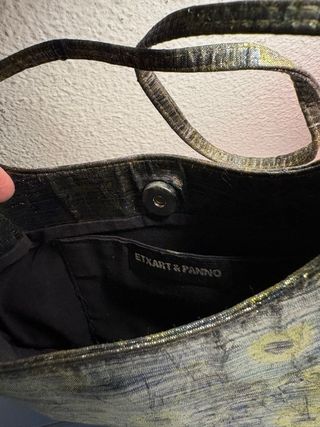 Bolso de mano  mujer multicolor plateado