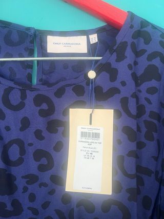 Camisa animal print 60 cms de ancho