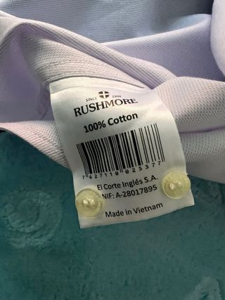 Camisa Caballero Rushmore Manga Larga puño gemelos