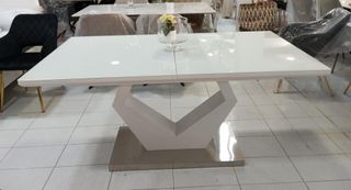Mesa Comedor Extensible Blanca