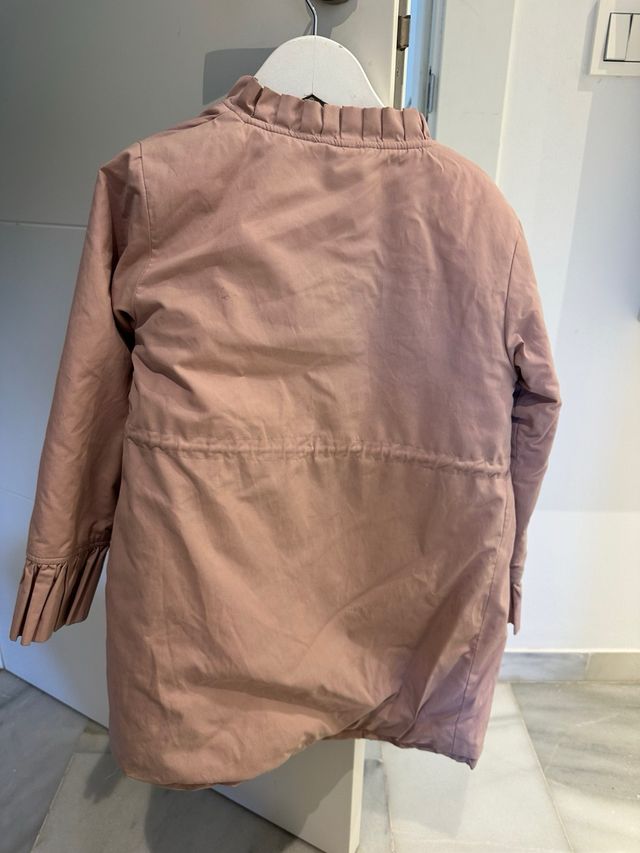 Abrigo niña 6/7 años Neck & Neck rosa