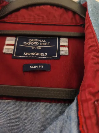 Camisa Oxford Azul Talla XL