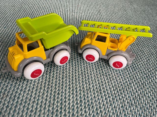 2 Camion Vikingtoys: Volquete e Pompieri