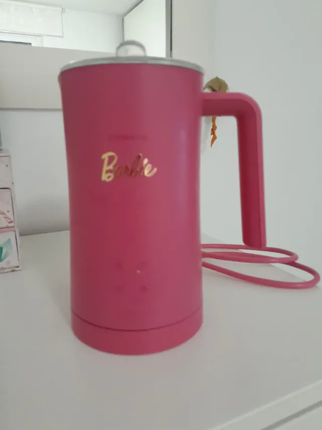 Espumador y Calentador Barbie Rosa