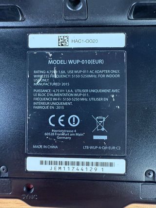 Nintendo Wii U Console Nera