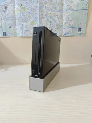 Nintendo Wii Nera + Controller + Cavi Originali