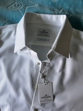 Camisa blanca Rushmore labrado