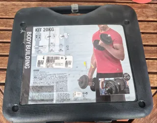 Kit Pesas Bodybuilding Decathlon 20KG