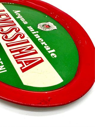 Vassoio pubblicitario vintage Levissima – C. Buti Firenze anni ’50 – 32x23,5 cm