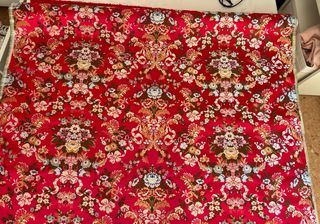 Tela fallera multicolor con flores