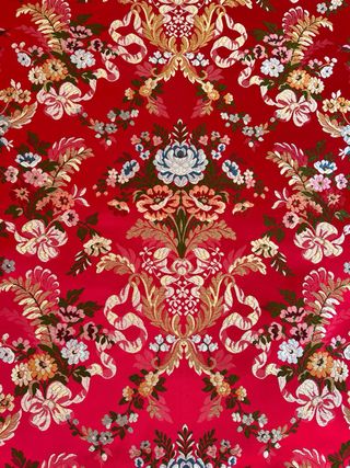 Tela fallera multicolor con flores