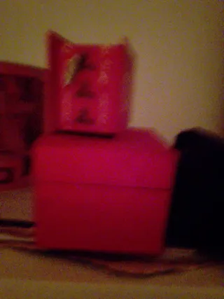 Porta oggetti cucina rosso