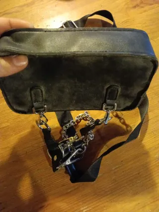 Borsa Punk Nera con Catena