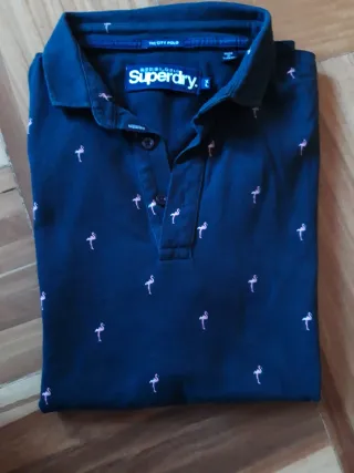 Polo Superdry Flamencos Azul.