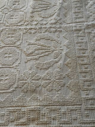 Colcha bouti algodón tejida a mano