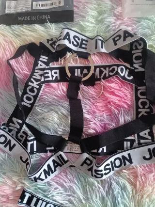 Conjunto arnés y tanga JOCKMAIL M