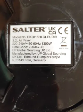 Freidora de aire Salter