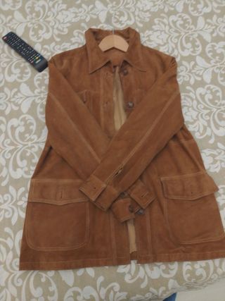 Giaccone scamosciato donna taglia M