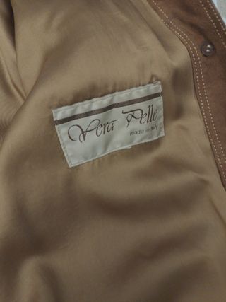 Giaccone scamosciato donna taglia M