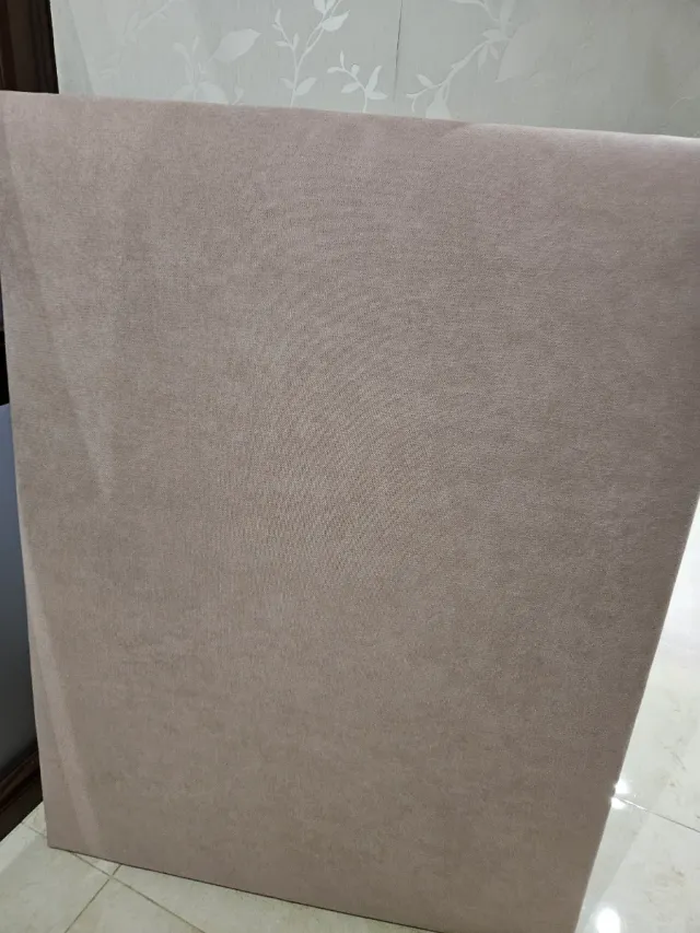 Cabecero de tela rosa 90*120