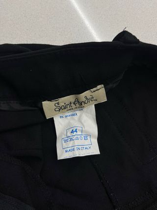 Pantaloni lunghi neri Saint Andrè Made in Italy