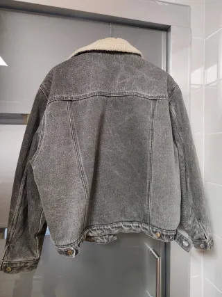 Chaqueta Levi's Hombre Gris Forro Borreguito