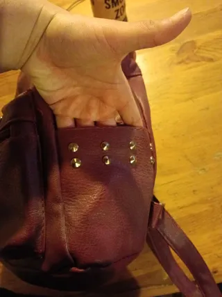 Zaino donna con borchie oro