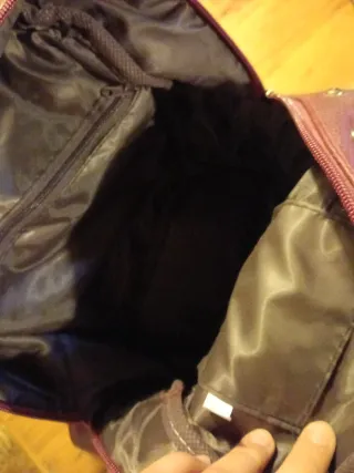 Zaino donna con borchie oro