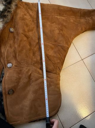 Giacca shearling vintage marrone taglia 42