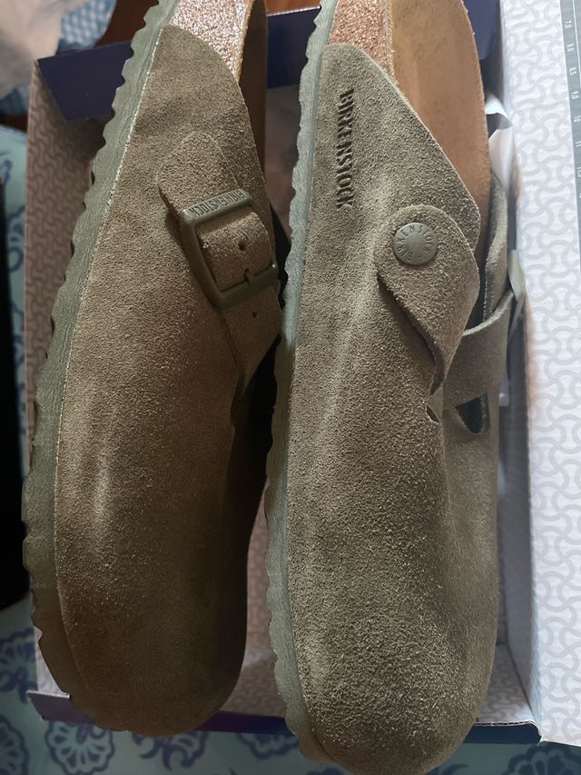 Zuecos Birkenstock Gris Talla 43