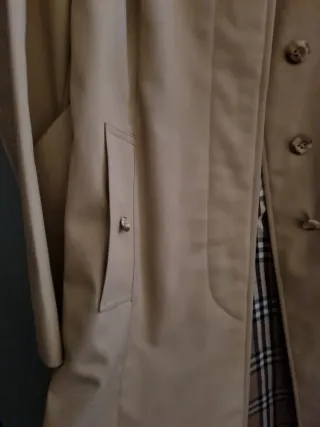 Gabardina Burberry Beige Clásica