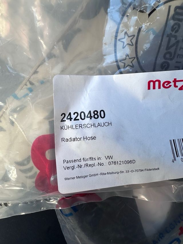 Tubería Refrigerante Gates 02-2760 VW Crafter